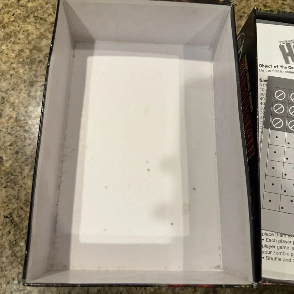 Send More Humans!!! Bloody As Hell Board Card Game Twilight Creations Open Box
